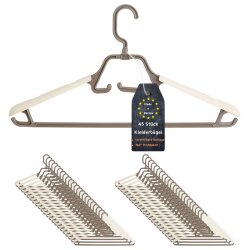 Kleiderbügel Set 45-er Braun-Beige –...