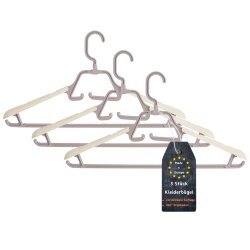 Engelland 3er-Set Kleiderbügel Flieder/Beige –...