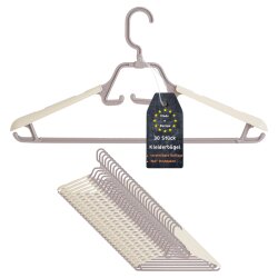 ENGELLAND Kleiderbügel Set 30-er Flieder-Beige...