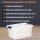 Stapelbare Aufbewahrungsboxen 2er Set 16 L dunkelblau-transparent mit Deckel & Clips BPA-frei