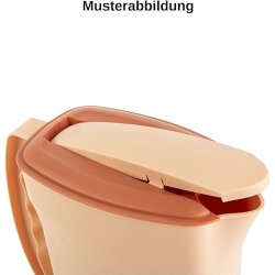 Getränkekrug Rosa 2 L BPA-frei mit Wipp‐Deckel & Füllskala - spülmaschinenfest & kältebeständig