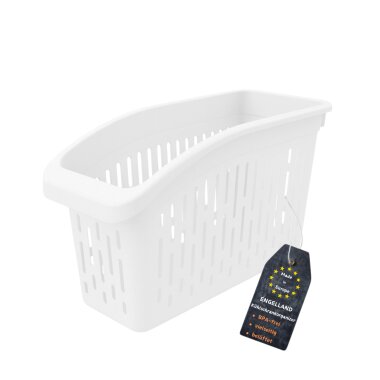 Kühlschrank Organizer Box 29 × 13 × 17,5 cm Weiß für platzsparende Ordnung