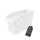 Kühlschrank Organizer Box 29 × 13 × 17,5 cm Weiß für platzsparende Ordnung