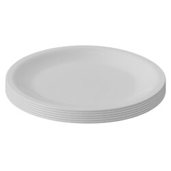 ENGELLAND 6er Set flache Kunststoffteller Ø 23,5...