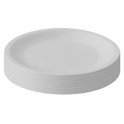 ENGELLAND 12er Set flache Kunststoffteller Ø...