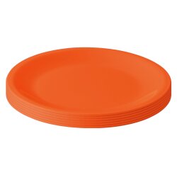 ENGELLAND 6er Set flache Kunststoffteller Ø 23,5...