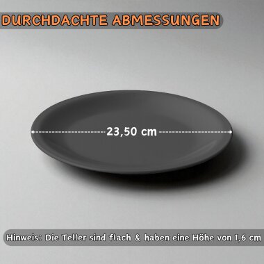 ENGELLAND Kunststoffteller Orange – 20er Set, 35,49 €