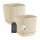 2x ENGELLAND Drainagentopf 24 cm – Stilvolles Blumentopf-Set in Beige Pflanzenpflege im Doppelpack
