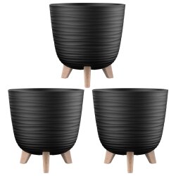 ENGELLAND 3 x Blumentopf mit Füßen &...
