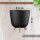 ENGELLAND Blumentopf Schwarz Ø 24 cm mit Bewässerungssystem – UV-beständig & frostfest