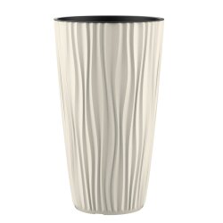 ENGELLAND Blumenkübel Beige Ø 28 x H 49 cm...
