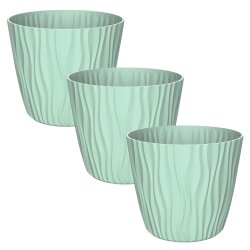 ENGELLAND Blumentopf 3er-Set Mint Ø 14 cm mit...