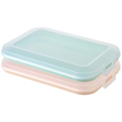 ENGELLAND Frischhaltedosen 2er Set Apricot Mint BPA-frei...