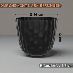ENGELLAND Blumentopf 6er Set Ø 14 cm Weiß...