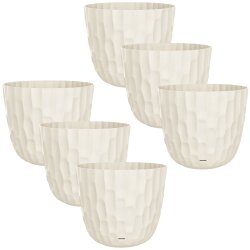 Engelland - 6 x Blumentopf mit Untersetzer &...