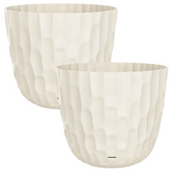 ENGELLAND Blumentopf 2er-Set Ø 23 cm mit...
