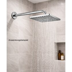 Brausearm Wandanschluss 20 cm – verchromter Messing Wandarm für Kopfbrausen