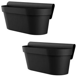 Engelland 2er Set Blumenkasten für Balkon Zaun...