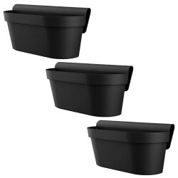 Engelland 3er Set Blumenkasten für Balkon Zaun...
