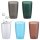 ENGELLAND 5er Plastikbecher bunt mit Frostoptik 250 ml BPA-frei