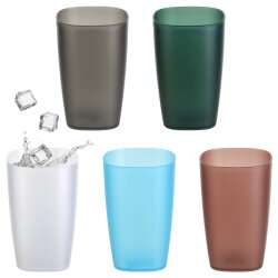 ENGELLAND - 5er Set Plastikbecher, Trinkbecher, Bunt,...