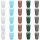 ENGELLAND 25er Plastikbecher bunt mit Frostoptik 400 ml BPA-frei
