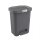ENGELLAND Mülleimer 40 L mit Pedal und Soft-Close Deckel Anthrazit