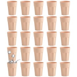 ENGELLAND 25er Plastikbecher Aprikose 250 ml BPA-frei...