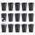 15er Set Kunststoffbecher von ENGELLAND 250 ml Anthrazit & Pastellfarben – bruchfest, stapelbar, BPA-frei