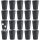 ENGELLAND 20er Set Kunststoffbecher 250 ml Anthrazit & Pastellfarben – bruchfest, stapelbar, BPA-frei