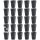 ENGELLAND 25er Set Kunststoffbecher 250 ml Anthrazit & Pastellfarben – bruchfest, stapelbar, BPA-frei