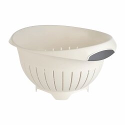 Engelland - 1 x Abtropfsieb, Beige, Nudelsieb,...