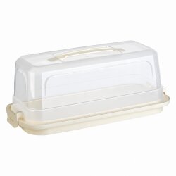 Engelland Schmale Kuchen-Transportbox mit Griff, Deckel...