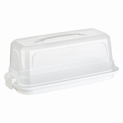 Engelland Schmale Kuchen-Transportbox mit Griff, Deckel...